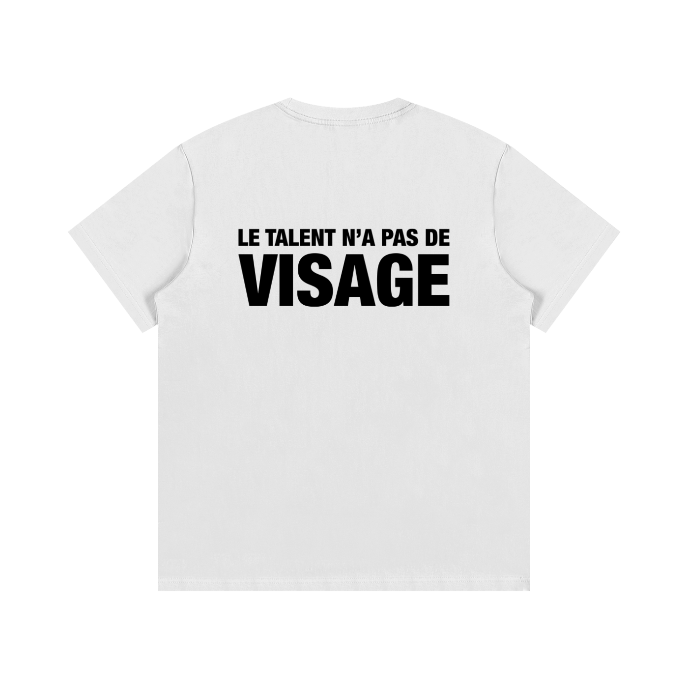 "LE TALENT N'A PAS DE VISAGE" BLACK TEE